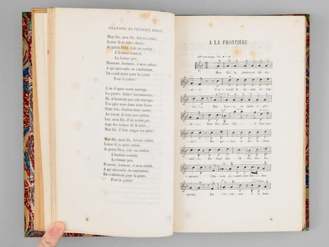 Chansons. Paroles et Musique de Frédéric Bérat. BERAT, Frederic ; (JOHANNOT, T. ; RAFFET ; BIDA ; GENDRON ; LANCELOT ; MOUILLERON ; LEROUX, E. ; ...