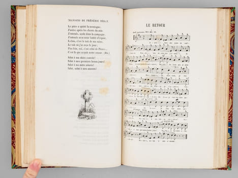 Chansons. Paroles et Musique de Frédéric Bérat. BERAT, Frederic ; (JOHANNOT, T. ; RAFFET ; BIDA ; GENDRON ; LANCELOT ; MOUILLERON ; LEROUX, E. ; ...
