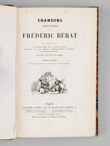 Chansons. Paroles et Musique de Frédéric Bérat