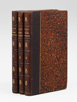 Oeuvres de Millevoye (3 Tomes - Complet) [ Exemplaire sur papier de chine, dédicacé par le fils de l'auteur ]. MILLEVOYE, Charles-Hubert ; (JACOB, ...