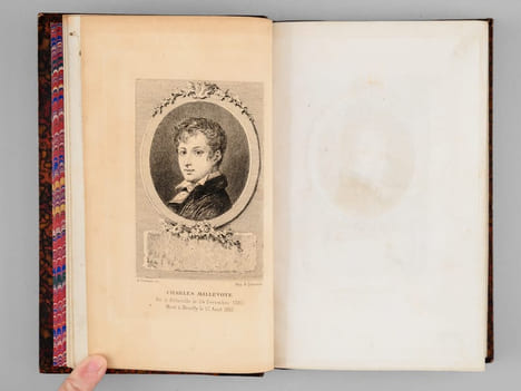 Oeuvres de Millevoye (3 Tomes - Complet) [ Exemplaire sur papier de chine, dédicacé par le fils de l'auteur ]. MILLEVOYE, Charles-Hubert ; (JACOB, ...