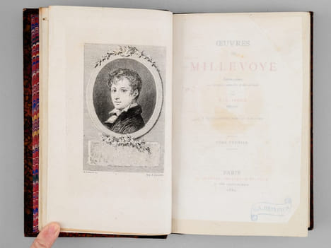 Oeuvres de Millevoye (3 Tomes - Complet) [ Exemplaire sur papier de chine, dédicacé par le fils de l'auteur ]. MILLEVOYE, Charles-Hubert ; (JACOB, ...