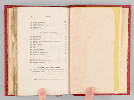 La Lanterne Magique. Camées parisiens. La Comédie française . BANVILLE, Theodore de ; (ROCHEGROSSE, Georges)