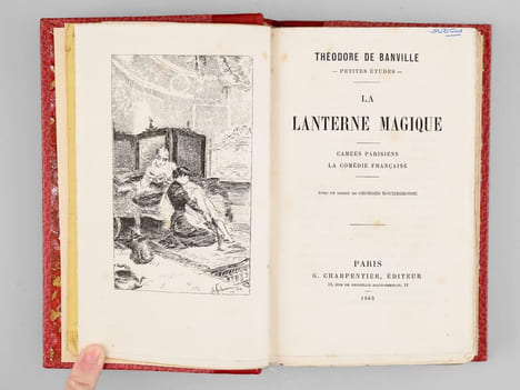 La Lanterne Magique. Camées parisiens. La Comédie française . BANVILLE, Theodore de ; (ROCHEGROSSE, Georges)