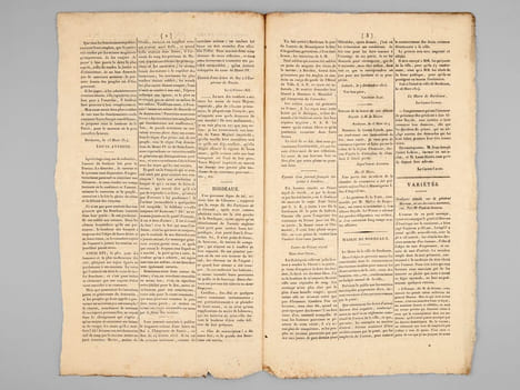 Le Mémorial Bordelais. Feuille Politique et Littéraire. Samedi 19 Mars 1814 (Numéro 1) [ On joint :] Dimanche 20 mars (Numéro 2) [ Editions ...