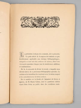 Quelques Livres non cités dans la Quatrième et dernière édition du Guide de l'Amateur de Livres à Vignettes et à Figures du XVIIIe siècle. Mélanges ...