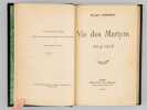 Vie des Martyrs. 1914-1916. DUHAMEL, Georges