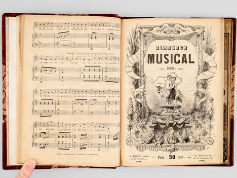 Almanach musical pour 1859. 6e année, [ Avec : ] Almanach musical pour 1860. 7e Année [ Avec : ] Almanach musical pour 1861. 8e Année [ Avec : ] Le ...