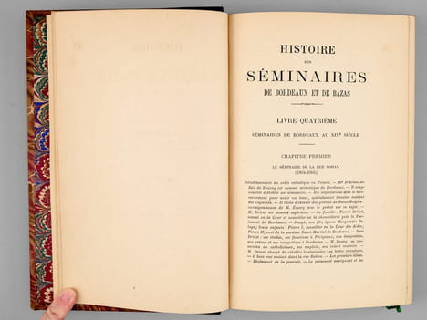 Histoire des séminaires de Bordeaux et de Bazas (3 Tomes - Complet) [ Edition orignale ]Tome I : Séminaires de Bordeaux avant la Révolution ; Tome II ...