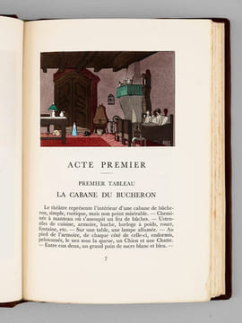 L'Oiseau bleu. Féerie en six actes et douze tableaux représentée pour la première fois sur le Théâtre artistique de Moscou,le 30 septembre 1908, et à ...