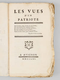 Les Vues d'un Patriote [ Edition originale ]