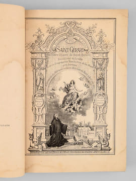 Saint Gérard, de l'Ordre illustre de Saint Benoit Fondateur de la ville et de la Congrégation Bénédictine de La Sauve près Bordeaux. À l'occasion du ...