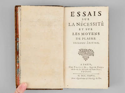 Essais sur la nécessité et sur les moyens de plaire