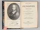 Pens&eacute;es et opuscules. PASCAL, Blaise ; (BRUNSCHVICG, L&eacute;on)
