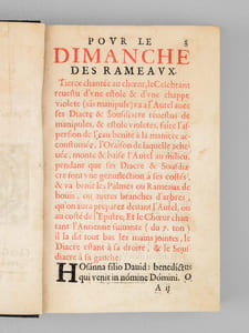 L'Office de la Semaine Saincte selon le Messel & Breviaire Romain