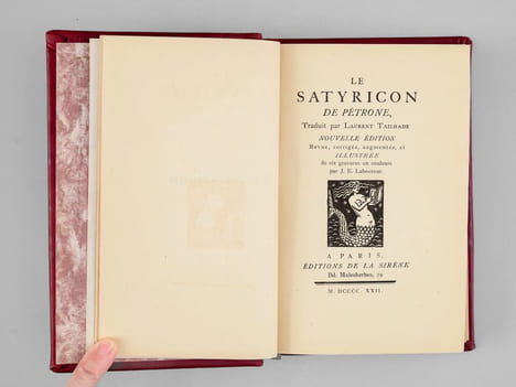 Le Satyricon de Pétrone.. PETRONE ; (TAILHADE, Laurent ; LABOUREUR, J. E.)