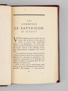 Le Satyricon de Pétrone.. PETRONE ; (TAILHADE, Laurent ; LABOUREUR, J. E.)