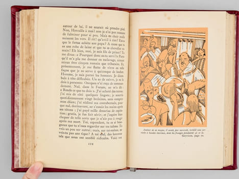 Le Satyricon de Pétrone.. PETRONE ; (TAILHADE, Laurent ; LABOUREUR, J. E.)