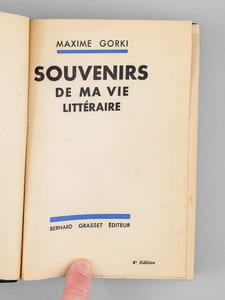 Souvenirs de ma vie littéraire.