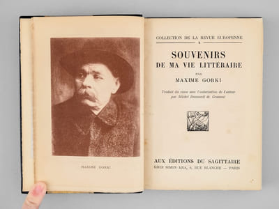 Souvenirs de ma vie littéraire.