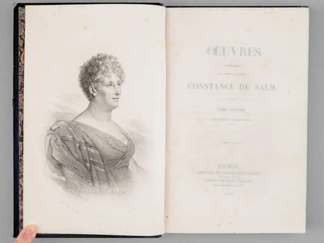 Oeuvres complètes de Madame la Princesse Constance de Salm (4 Tomes - Complet) Tome 1 : Epîtres. Discours , Tome 2 : Sapho. Cantates. Poésies diverses ...