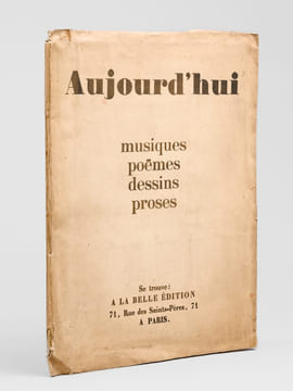 Aujourd'hui. Revue des Valeurs nouvelles paraissant quatre fois l'an. AUTANT-LARA, Claude ; VION, Marcel ; BRETON, André ; DERAIN ; PICASSO ; MATISSE ...