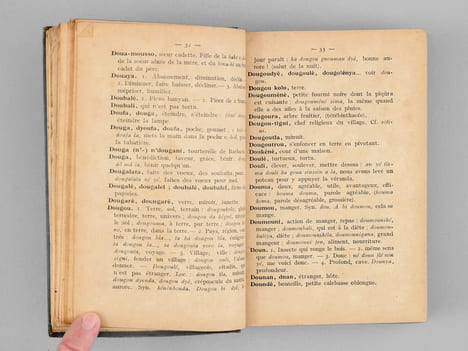 Dictionnaire bambara-francais et francais-bambara. SAUVANT, Mgr
