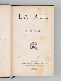 La Rue [ Edition originale ]