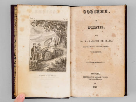 Corinne, ou l'Italie (2 Tomes - Complet). STAEL, Germaine de