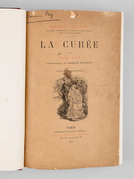 La Curée.. ZOLA, Emile ; (JEANNIOT, Georges)