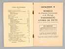 Missels de Premi&egrave;re Communion et de Mariage. Paroissiens. Livres de pi&eacute;t&eacute;. Catalogue Dsp. Collectif