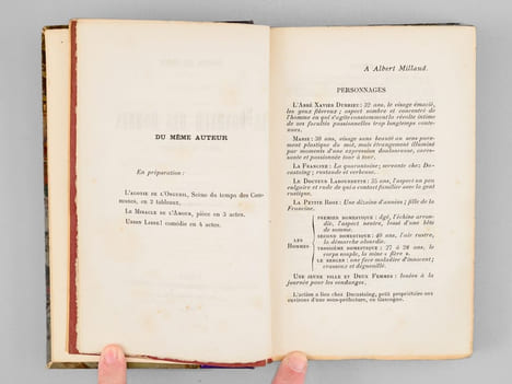 [ Recueil de 4 Titres en édition originale, en tirage sur hollande : ] Le Bonheur des hommes. Pièce en un acte. [ Suivi de : ] Anatole France. ...