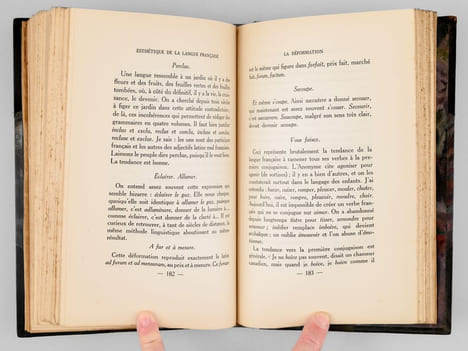 Esthétique de la langue française. La déformation – La métaphore – Le cliché – Le vers libre – Le vers populaire. . GOURMONT, Rémy de ; (DUFY, Raoul)