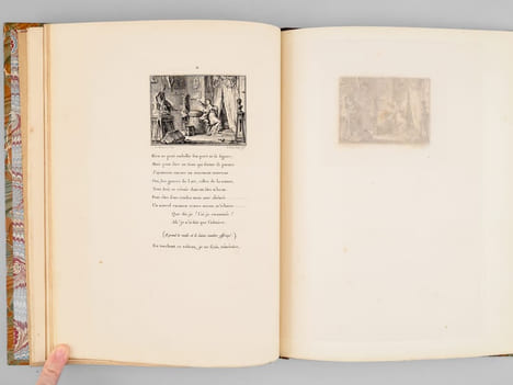 Pygmalion. Scène lyrique de J.-J. Rousseau. Illustrations de Moreau le Jeune. Suivi d'une idylle par Berquin. Vignettes de Marillier. ROUSSEAU, ...