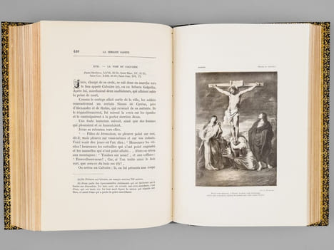 Le Saint Évangile de Notre-Seigneur Jésus-Christ ou les Quatre Évangiles en un seul suivis des Actes des Apôtres.. WEBER, Alfred