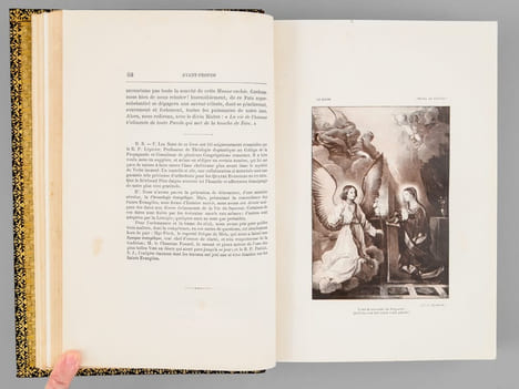 Le Saint Évangile de Notre-Seigneur Jésus-Christ ou les Quatre Évangiles en un seul suivis des Actes des Apôtres.. WEBER, Alfred