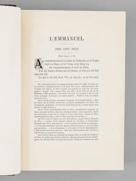 Le Saint Évangile de Notre-Seigneur Jésus-Christ ou les Quatre Évangiles en un seul suivis des Actes des Apôtres.. WEBER, Alfred