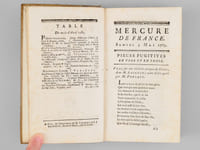 Mercure de France dédié au Roi [ Mois de Mai 1783 : numéros 18, 19, 20, 21, 22 ] contenant Le Journal Politique des principaux événemens de toutes les Cours ; les Pièces fugitives nouvelles en vers & en prose ; l'Annonce & l'Analyse des Ouvrages nouveaux ; les Inventions & Découvertes dans les Sciences & les Arts ; les Spectacles, les Causes célèbres ; les Académies de Paris & des Provinces ; la Notice des Édits, Arrêts ; les Avis particuliers, &c. &c. 