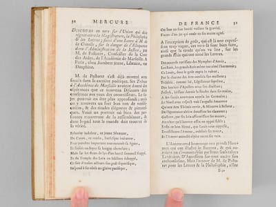 Mercure de France dédié au Roi [ Mois de Mai 1783 : numéros 18, 19, 20, 21, 22 ] contenant Le Journal Politique des principaux événemens de toutes les Cours ; les Pièces fugitives nouvelles en vers & en prose ; l'Annonce & l'Analyse des Ouvrages nouveaux ; les Inventions & Découvertes dans les Sciences & les Arts ; les Spectacles, les Causes célèbres ; les Académies de Paris & des Provinces ; la Notice des Édits, Arrêts ; les Avis particuliers, &c. &c. 