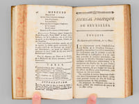 Mercure de France dédié au Roi [ Mois de Mai 1783 : numéros 18, 19, 20, 21, 22 ] contenant Le Journal Politique des principaux événemens de toutes les Cours ; les Pièces fugitives nouvelles en vers & en prose ; l'Annonce & l'Analyse des Ouvrages nouveaux ; les Inventions & Découvertes dans les Sciences & les Arts ; les Spectacles, les Causes célèbres ; les Académies de Paris & des Provinces ; la Notice des Édits, Arrêts ; les Avis particuliers, &c. &c. 