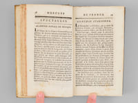 Mercure de France dédié au Roi [ Mois de Novembre 1783 : numéros 44, 45, 46, 47, 48 ] contenant Le Journal Politique des principaux événemens de toutes les Cours ; les Pièces fugitives nouvelles en vers & en prose ; l'Annonce & l'Analyse des Ouvrages nouveaux ; les Inventions & Découvertes dans les Sciences & les Arts ; les Spectacles, les Causes célèbres ; les Académies de Paris & des Provinces ; la Notice des Édits, Arrêts ; les Avis particuliers, &c. &c. 