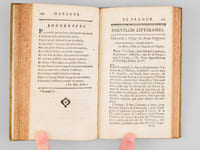 Mercure de France dédié au Roi [ Mois de Septembre 1785 : numéros 36, 37, 38, 39 ] contenant Le Journal Politique des principaux événemens de toutes les Cours ; les Pièces fugitives nouvelles en vers & en prose ; l'Annonce & l'Analyse des Ouvrages nouveaux ; les Inventions & Découvertes dans les Sciences & les Arts ; les Spectacles, les Causes célèbres ; les Académies de Paris & des Provinces ; la Notice des Édits, Arrêts ; les Avis particuliers, &c. &c. 