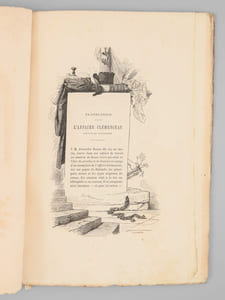 Un livre unique. L'Affaire Clémenceau. Peinte et illustrée [ Edition originale ]