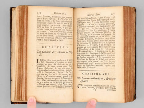 Tableau de la Cour de Rome, Dans lequel font représentés au naturel sa Politique, & son Gouvernement tant Spirituel, que Temporel, Les Cérémonies ...