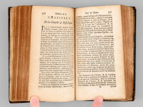 Tableau de la Cour de Rome, Dans lequel font représentés au naturel sa Politique, & son Gouvernement tant Spirituel, que Temporel, Les Cérémonies ...