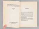Les Gar&ccedil;ons [ Edition originale - Exemplaire sur Hollande ]. MONTHERLANT, Henry de