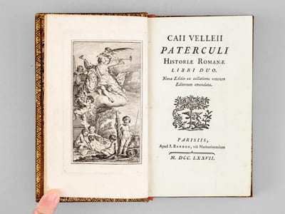 Caii Velleii Paterculi Historiae Romanae libri duo. [ Suivi de : ] L. Annaei Flori Epitome Rerum Romanarum Libri IV