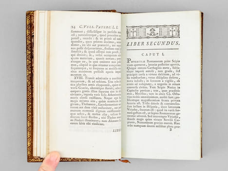 Caii Velleii Paterculi Historiae Romanae libri duo. [ Suivi de : ] L. Annaei Flori Epitome Rerum Romanarum Libri IV. VELLEIUS PATERCULUS, Caius ; ...
