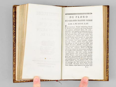 Caii Velleii Paterculi Historiae Romanae libri duo. [ Suivi de : ] L. Annaei Flori Epitome Rerum Romanarum Libri IV. VELLEIUS PATERCULUS, Caius ; ...