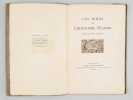 Les Rimes de Christophe Plantin. . PLANTIN, Christophe ; (SABBE, Maurice)